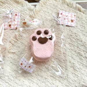 221000 Nian Nian Da Wang Pink Chocolate Cat Paw (Light Glue Texture Series) / 念念大王 粉巧猫爪 (微留胶触感系列)
