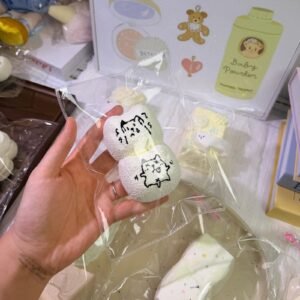 223001 Naisi Mitu You Hand-Drawn Cat Head Duo (Cheese Clay Texture Series) / 奶思米兔鱿 手绘猫猫头二连 (干酪泥触感系列)