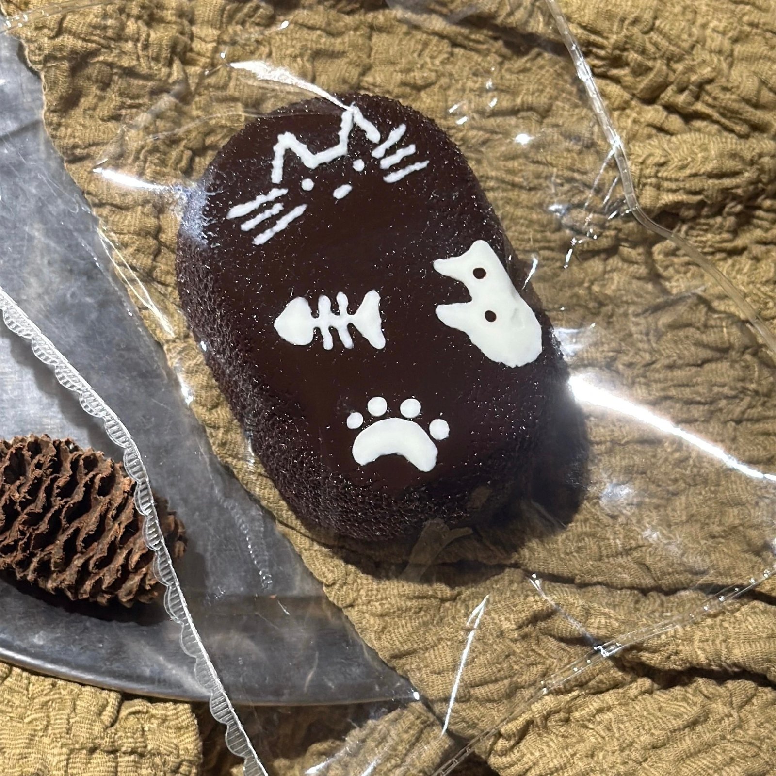 942 NUONUO Cat and Fishbone (Mochi Clay Texture Series) / NUONUO ねこと魚の骨 (もちもちクレイ触感シリーズ)