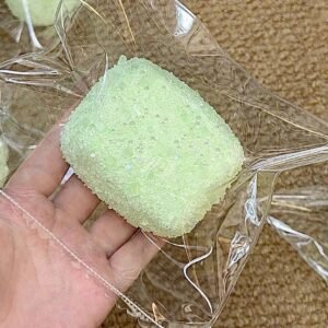 135062 Ohmo Nienie Honeydew Sprinkle Ciba (Heat Pad Cream Cheese Clay Texture Series) / ohmo捏捏 蜜瓜绿碎碎糍粑 (加热垫干酪泥触感系列)