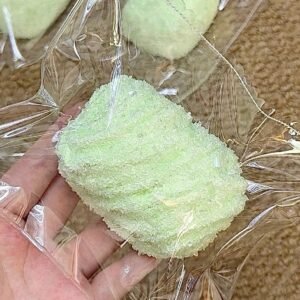 135065 Ohmo Nienie Honeydew Sprinkle Cream Roll (Heat Pad Cream Cheese Clay Texture Series) / ohmo捏捏 蜜瓜绿碎碎奶油卷 (加热垫干酪泥触感系列)