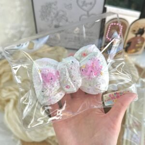 233000 Pili Sunflower Pink Bow (Thick Cream 2.0 Texture Series) / 可爱无敌霹雳太阳花 粉蝴蝶结 (厚奶油2.0触感系列)