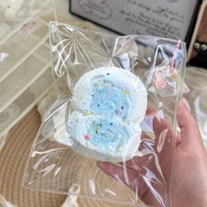 233006 Pili Sunflower Blue Layered Bread (Thick Cream 1.0 Texture Series) / 可爱无敌霹雳太阳花 蓝千层面包 (厚奶油1.0触感系列)