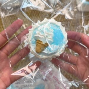 267003 Puffnie Ice Blue Cake (Food-Grade Silicone Texture Series) / Puffnie捏捏 冰蓝蛋糕 (食品级硅胶触感系列)