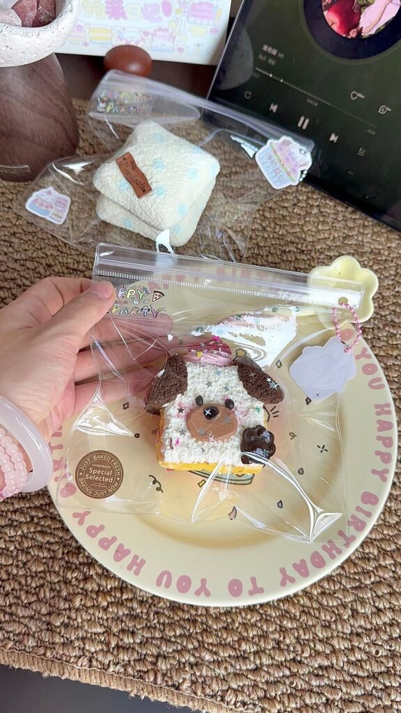 327017 Puppy Party Puppy Bread Toast (Glutinous Rice Clay Texture Series) / 狗派日记 わんこパンのトースト (もち米クレイ触感シリーズ)