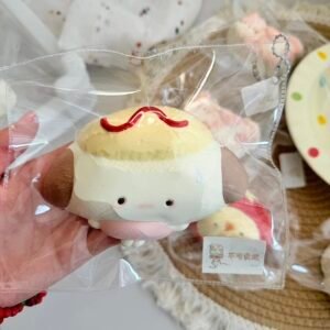 252002 Sen Lin Omelet Rice Puppy (Soft Glutinous Clay Texture Series) / Sen林 蛋包饭小狗 (绵糯泥触感系列)