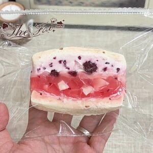 217005 The Fox Nienie Waxberry Popping Ice Sandwich (Wet Cheese Clay Texture Series) / The Fox捏捏 杨梅爆爆冰 (湿酪泥触感系列)