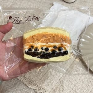 217010 The Fox Nienie Thai Red Salted Cheese Sandwich (Wet Cheese Clay Texture Series) / The Fox捏捏 泰红咸法酪 (湿酪泥触感系列)