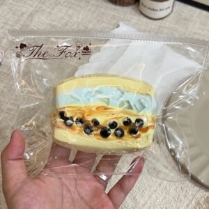 217022 The Fox Nienie Thai Blue Salted Cheese Sandwich (Yogurt Clay Texture Series) / The Fox捏捏 泰蓝咸法酪 (酸奶泥触感系列)