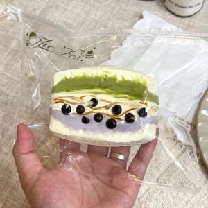 217023 The Fox Nienie Thick Matcha Taro Pearl Sandwich (Yogurt Clay Texture Series) / The Fox捏捏 厚抹芋泥珍珠 (酸奶泥触感系列)
