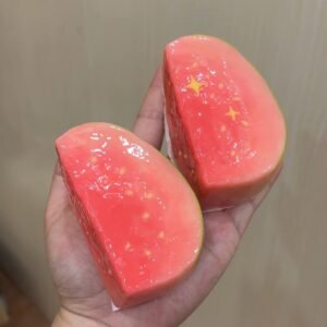 217034 The Fox Nienie Guava Slice - No Star Version (New Pure Clay Texture Series) / The Fox捏捏 芭乐切块（无星星版） (新纯泥触感系列)