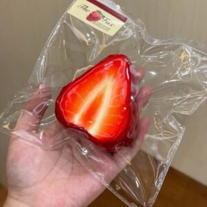 217035 The Fox Nienie Heart Strawberry (Yogurt Clay Texture Series) / The Fox捏捏 爱心·草莓 (酸奶泥触感系列)