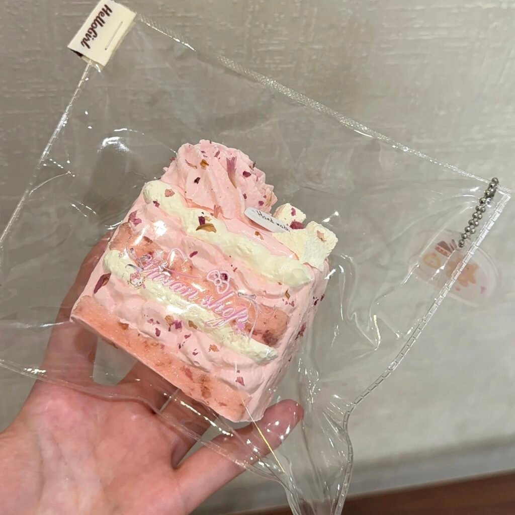 4005 Rose Mochi Cake (Glutinous Rice Clay Texture Series) / ローズ餅ケーキ (もち米クレイ触感シリーズ)