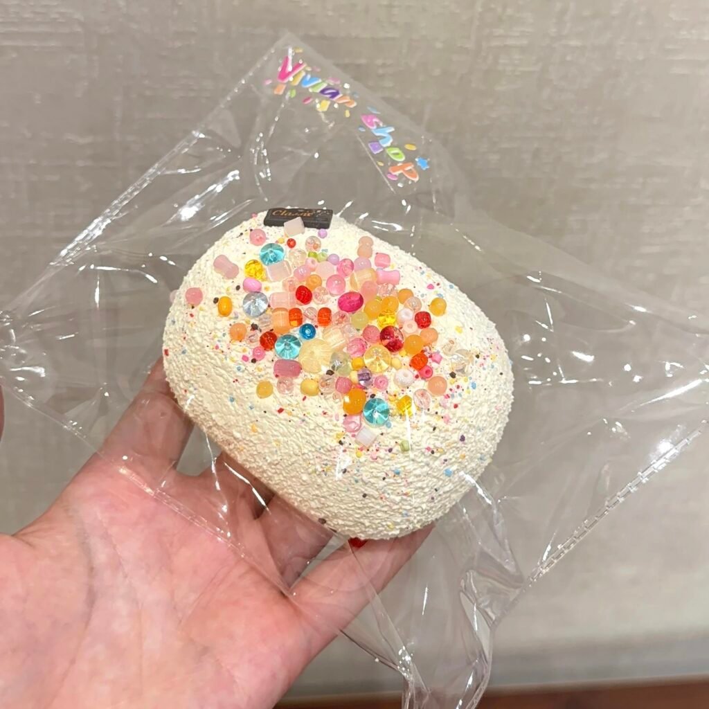 4208 Rainbow Candy Chubby Senbei (Light Cream Texture Series) / レインボーキャンディぽってりせんべい (ライトクリーム触感シリーズ)