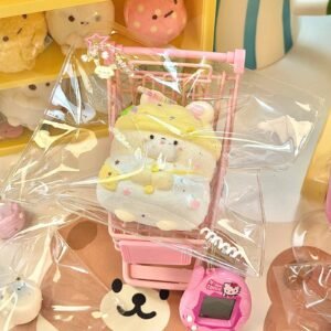 248029 W Qiqi Guaiguai School Bunny Sand-Coated (Clay Texture Series) / w奇奇怪怪 上学兔（裹沙） (黏土泥触感系列)