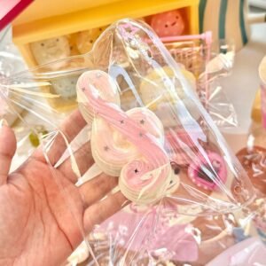 248030 W Qiqi Guaiguai Translucent Pink Music Note (Clay Texture Series) / w奇奇怪怪 透粉音符 (黏土泥触感系列)