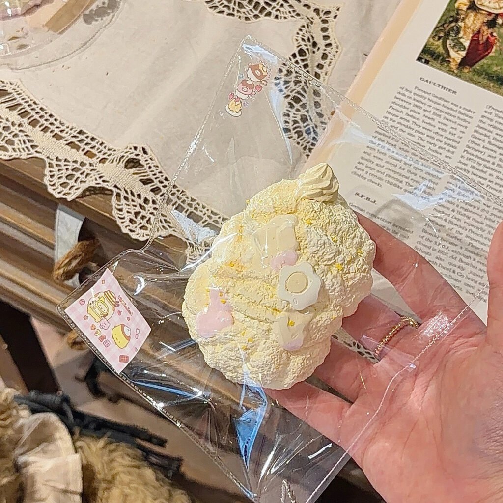 107060 12Xininl Egg Milk Swirl Bun (Glutinous Milk Clay Texture Series) / 12Xininl捏捏小店 卵ミルク渦巻き蒸しパン (もちミルククレイ触感シリーズ)