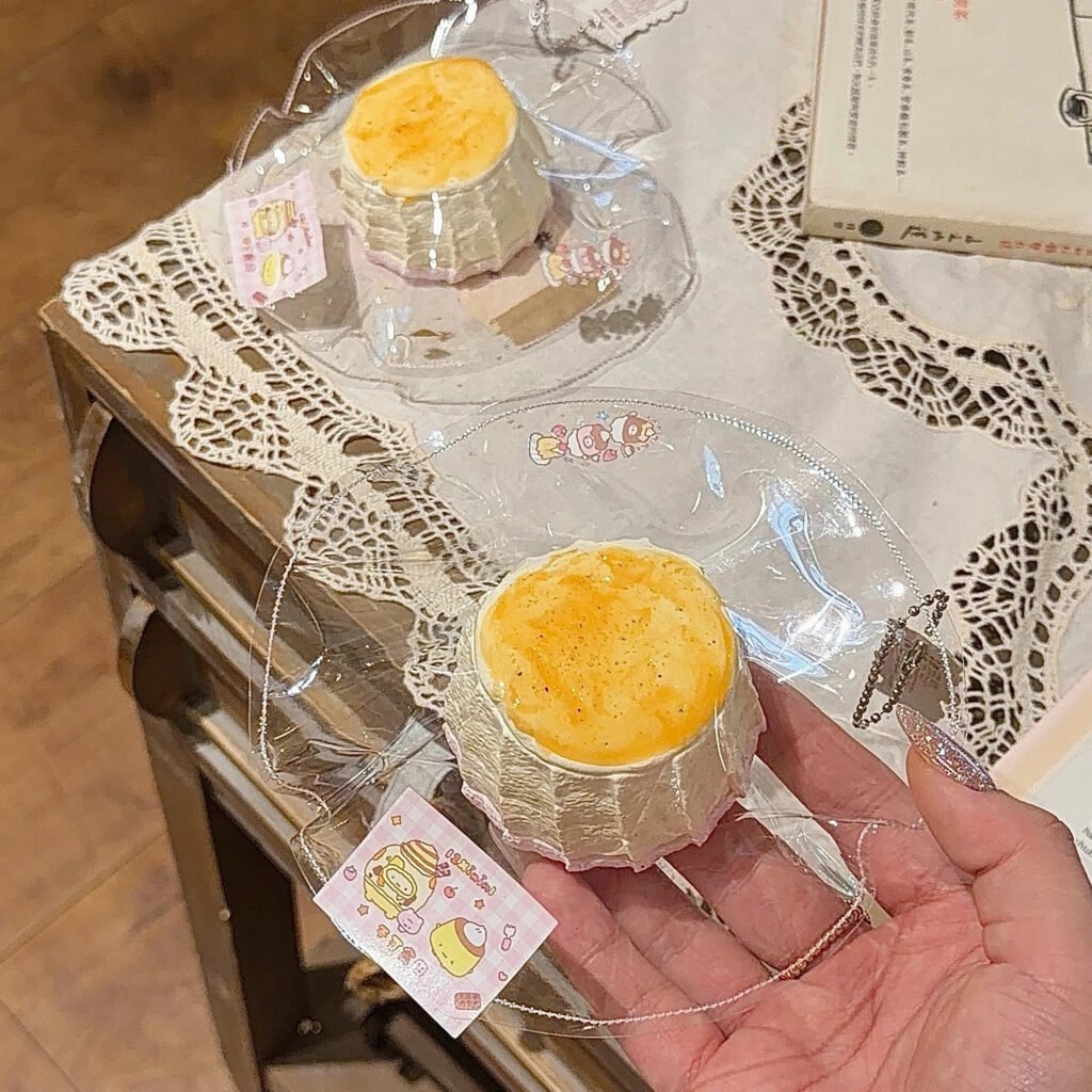 107063 12Xininl Caramel Mini Pudding (Glutinous Milk Clay Texture Series) / 12Xininl捏捏小店 キャラメルミニプリン (もちミルククレイ触感シリーズ)