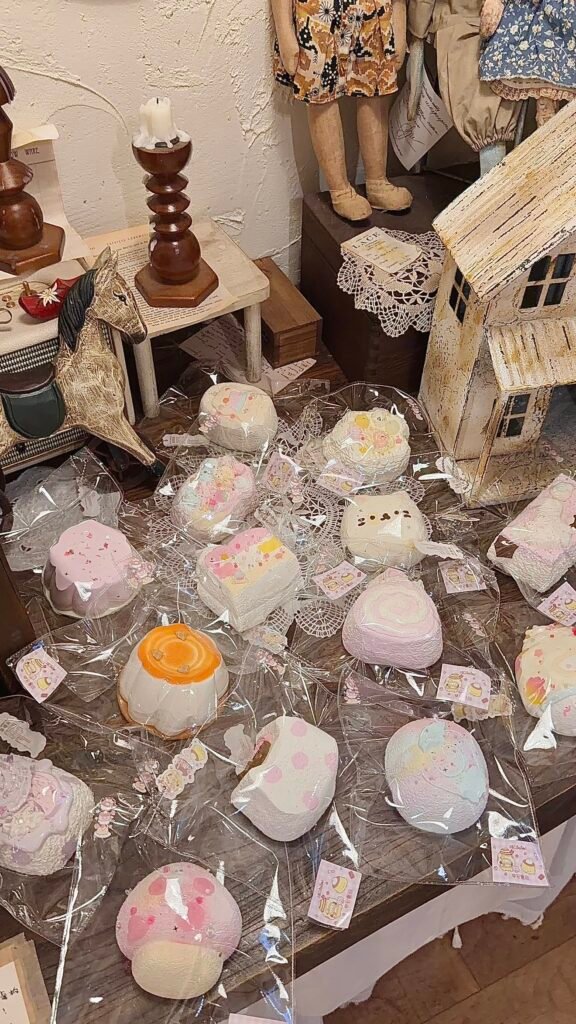 107064 12Xininl Pudding Senbei (Glutinous Milk Clay Texture Series) / 12Xininl捏捏小店 プリンせんべい (もちミルククレイ触感シリーズ)