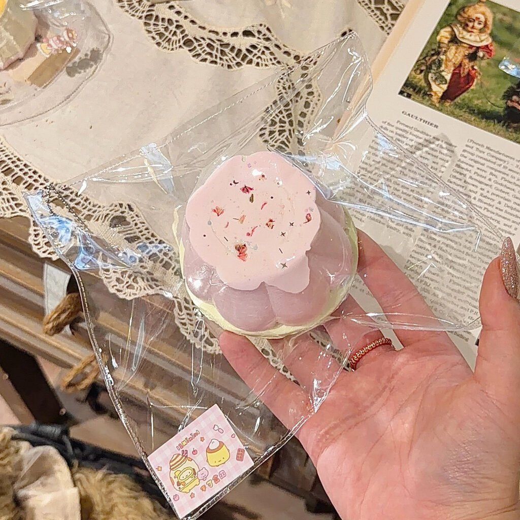 107071 12Xininl Spring Pudding (Glutinous Cream Texture Series) / 12Xininl捏捏小店 春の大きなプリン (もちクリーム触感シリーズ)