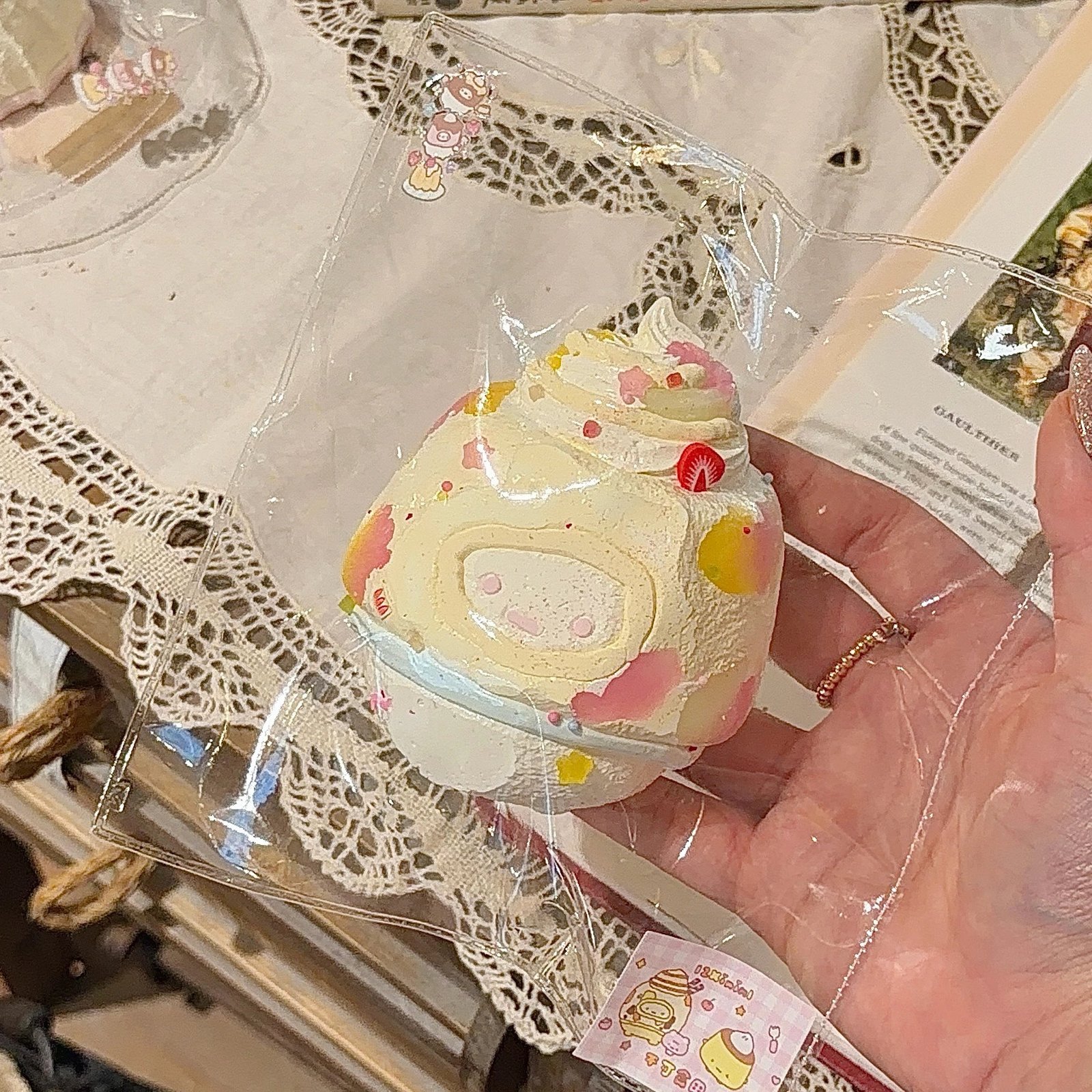 107073 12Xininl Colorful Jelly Pudding (Glutinous Cream Texture Series) / 12Xininl捏捏小店 カラフルゼリープリン (もちクリーム触感シリーズ)