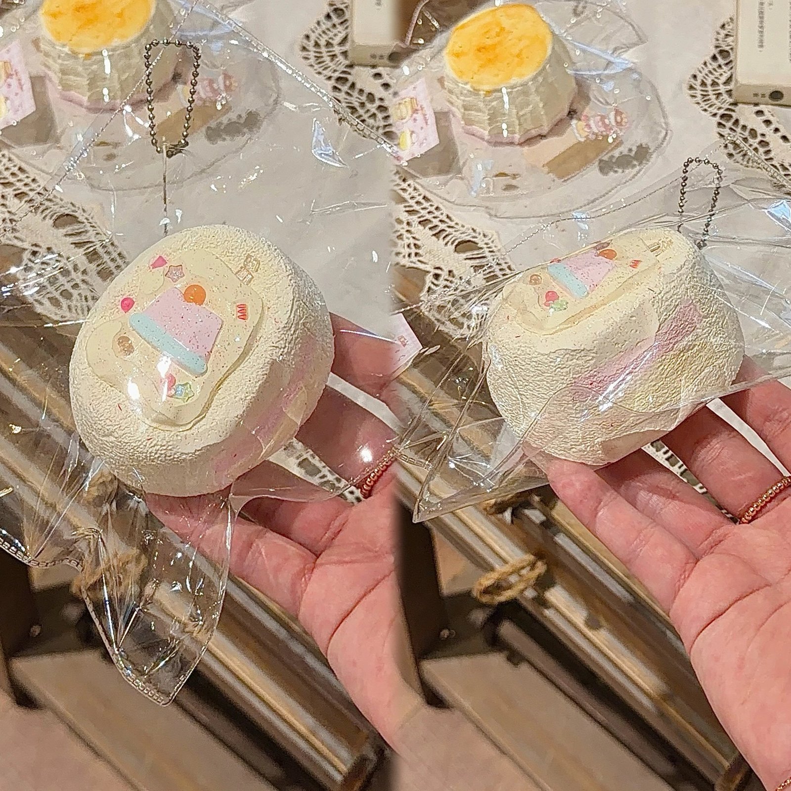 107084 12Xininl Pudding Velvet Senbei (Glutinous Cream Texture Series) / 12Xininl捏捏小店 プリンベルベットせんべい (もちクリーム触感シリーズ)