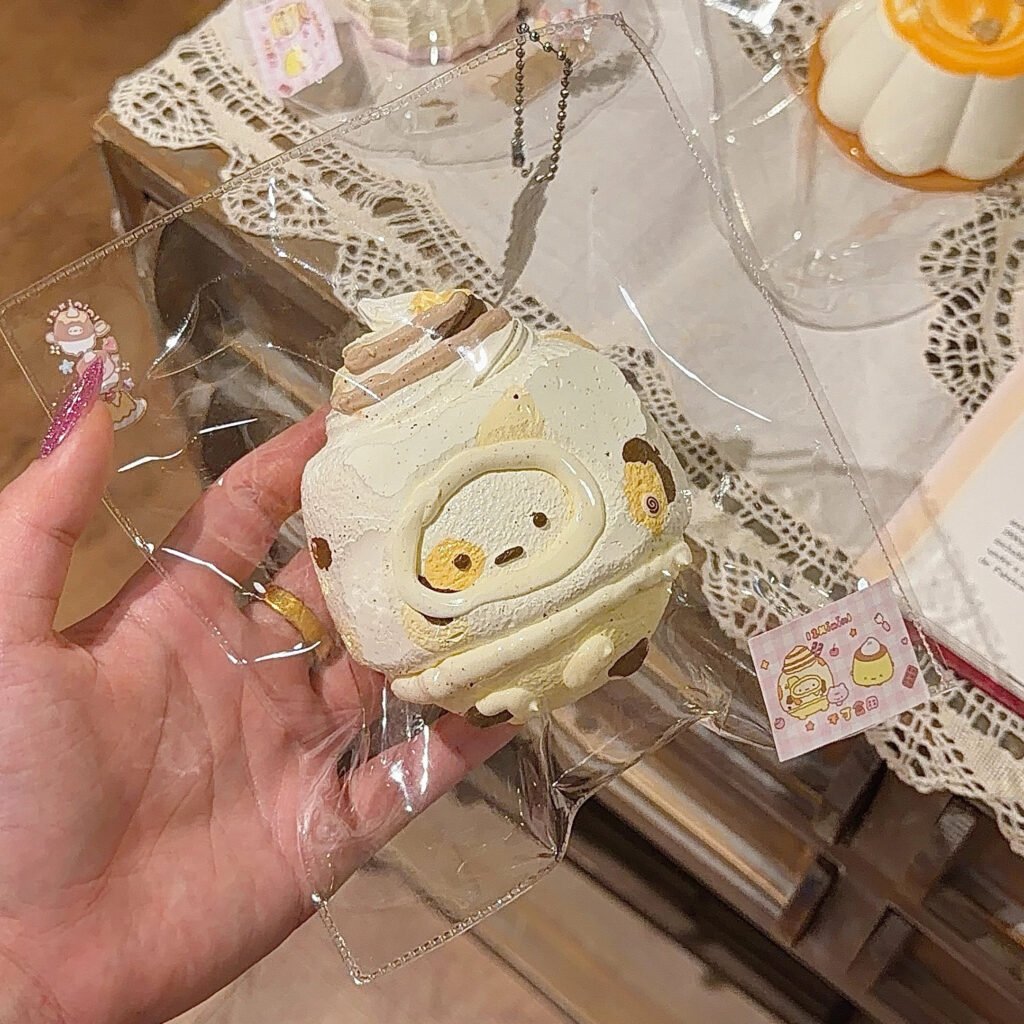 107085 12Xininl Calico Pudding (Glutinous Cream Texture Series) / 12Xininl捏捏小店 三毛ねこプリン (もちクリーム触感シリーズ)