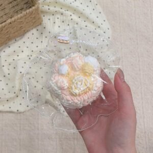 213005 Xiao Mi Zhou Studio Cream Double-Layer Cat Paw Onigiri / 小米粥studio 奶油双层猫爪饭团