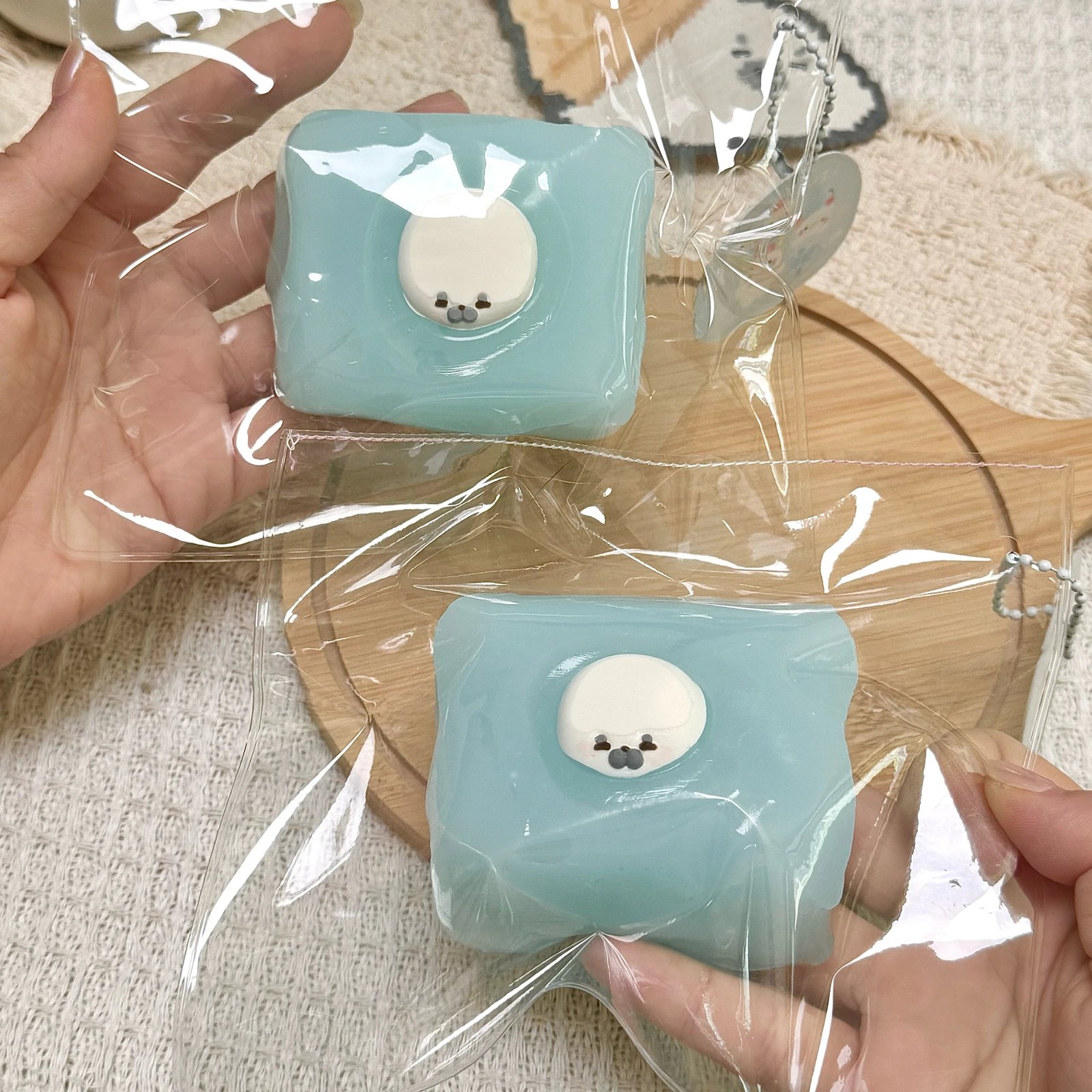 42045 Little Potato Chip Floating Ice (Whipped Cream Texture Series) / 小薯片捏 浮冰(棉奶油触感系列)