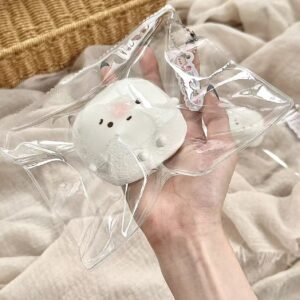 212012 Yike Fishball Squishy Large Milk Tofu (Whipped Cream Clay Texture Series) / 一颗鱼丸的捏捏 大号奶豆腐（绵奶油触感系列）