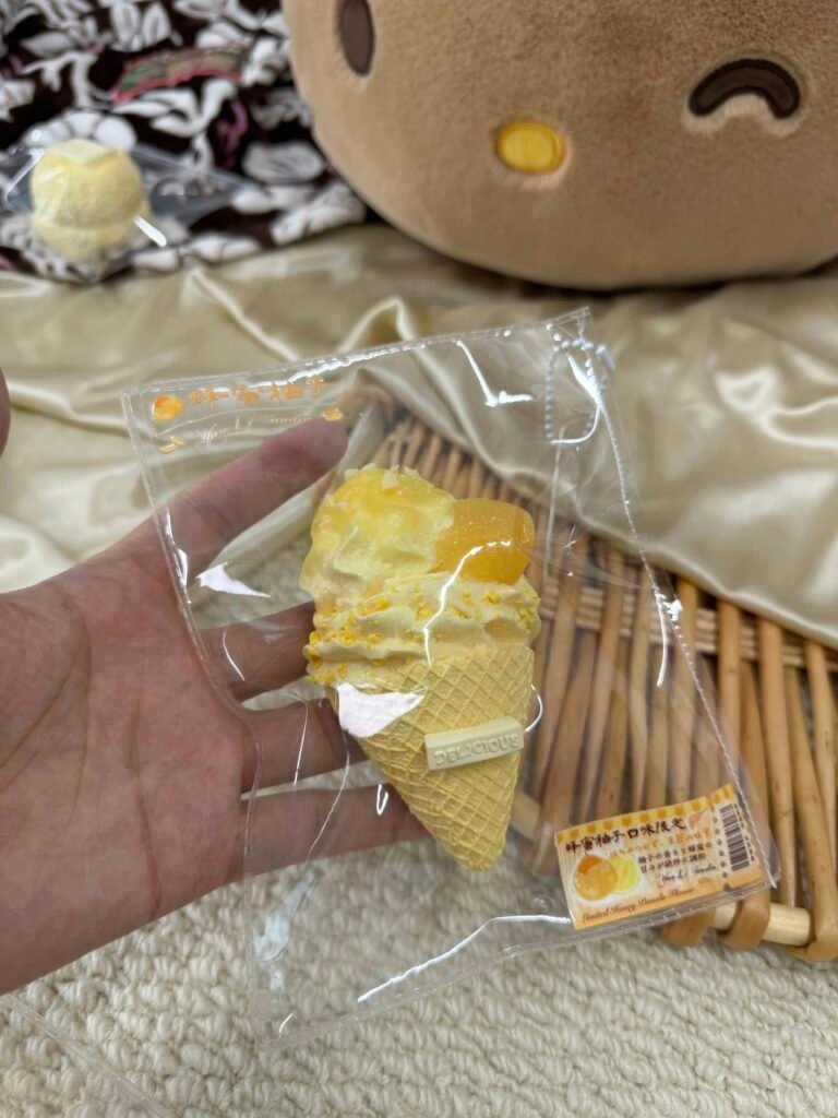 14004 YunLi Honey Yuzu Cone (Dry Glutinous Rice Clay Texture Series) / YunLi はちみつゆずコーン (ドライもち米クレイ触感シリーズ)