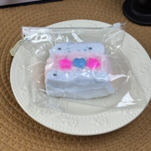 268003 Zhao Zhao Handmade Star Blue Sandwich (Food-Grade Silicone Texture Series) / 招招手作 星蓝夹心三明治 (食品级硅胶触感系列)