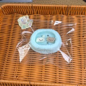 268006 Zhao Zhao Handmade Sea Salt Bunny Bear Senbei (Food-Grade Silicone Texture Series) / 招招手作 海盐小兔小熊仙贝 (食品级硅胶触感系列)