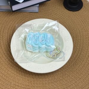 268011 Zhao Zhao Handmade Gradient Sea Salt Mini Roll (Food-Grade Silicone Texture Series) / 招招手作 渐变海盐小卷 (食品级硅胶触感系列)