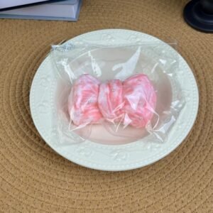 268016 Zhao Zhao Handmade Gradient Pink Bow (Food-Grade Silicone Texture Series) / 招招手作 渐变粉蝴蝶结 (食品级硅胶触感系列)