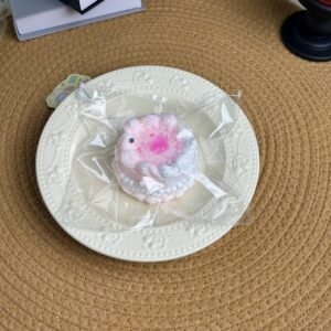 268021 Zhao Zhao Handmade Piped Cake Gradient Pink (Food-Grade Silicone Texture Series) / 招招手作 裱花蛋糕渐变粉 (食品级硅胶触感系列)