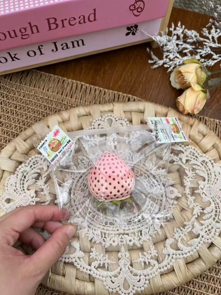 272044 3Treas Mini Single Pink Strawberry / 3Treas Mini单颗粉草莓