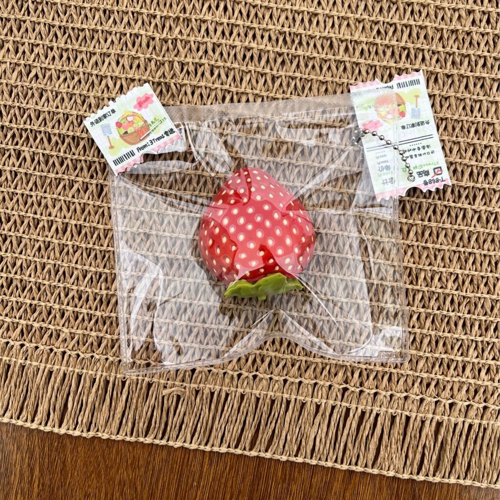 272079 3Treas Gel Red Strawberry (Gel Texture Series) / 3Treas 凝胶单颗红草莓（凝胶触感系列）