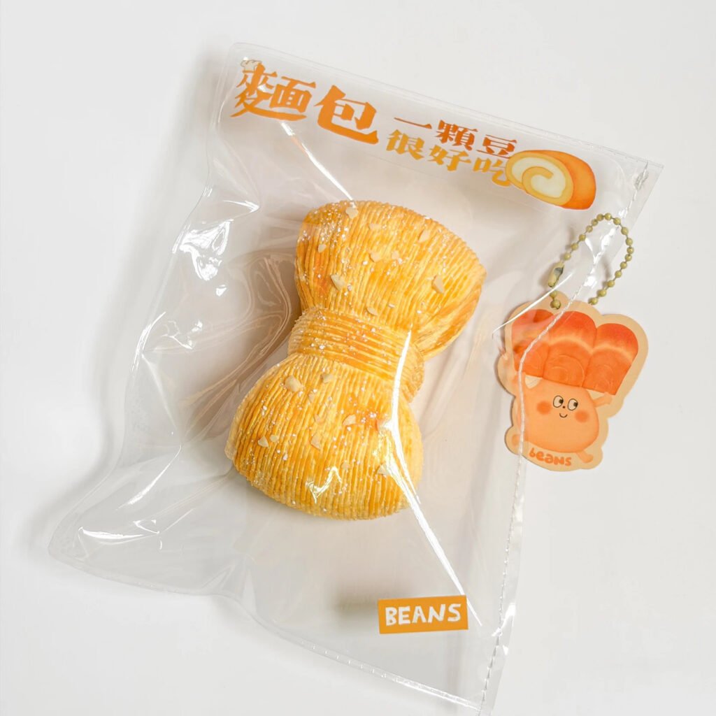 430003 Beans Bow Pull-Apart Bun (Dry Glutinous Rubber Clay Texture Series) / 一颗豆BEANS 蝴蝶结手撕包（干糯橡皮泥触感系列）