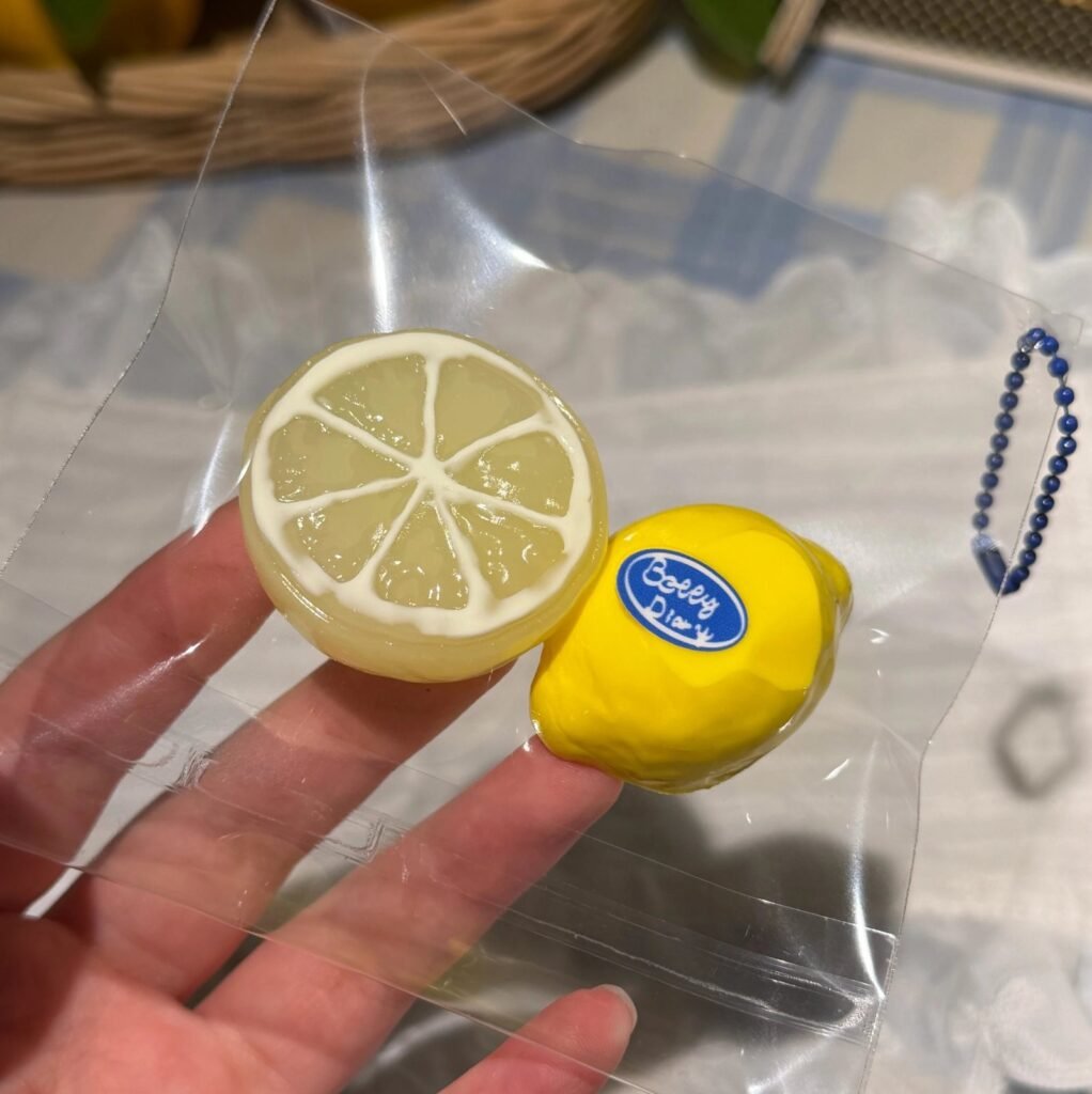 155043 BettyDiary Mini Lemon Keychain / 贝蒂日记 ミニレモンキーホルダー