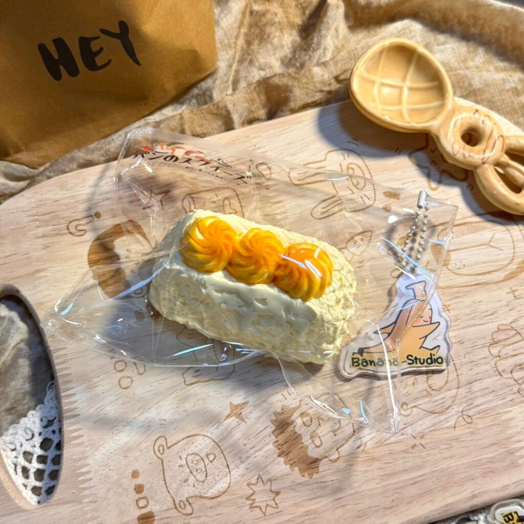 345001 Bunana Studio Caramel Cream Long Bread (Soft Milk Cake Clay Texture Series) / 布拿拿studio キャラメルクリームロングブレッド(ソフトミルクケーキクレイ触感シリーズ)