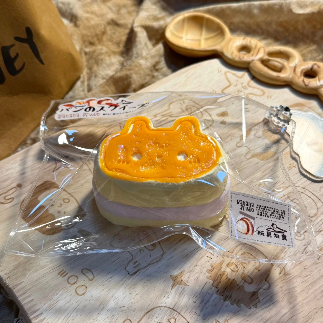 345004 Bunana Studio Filled Cheese Bunny (Cream Clay Texture Series) / 布拿拿studio チーズ入りうさぎ(クリームクレイ触感シリーズ)