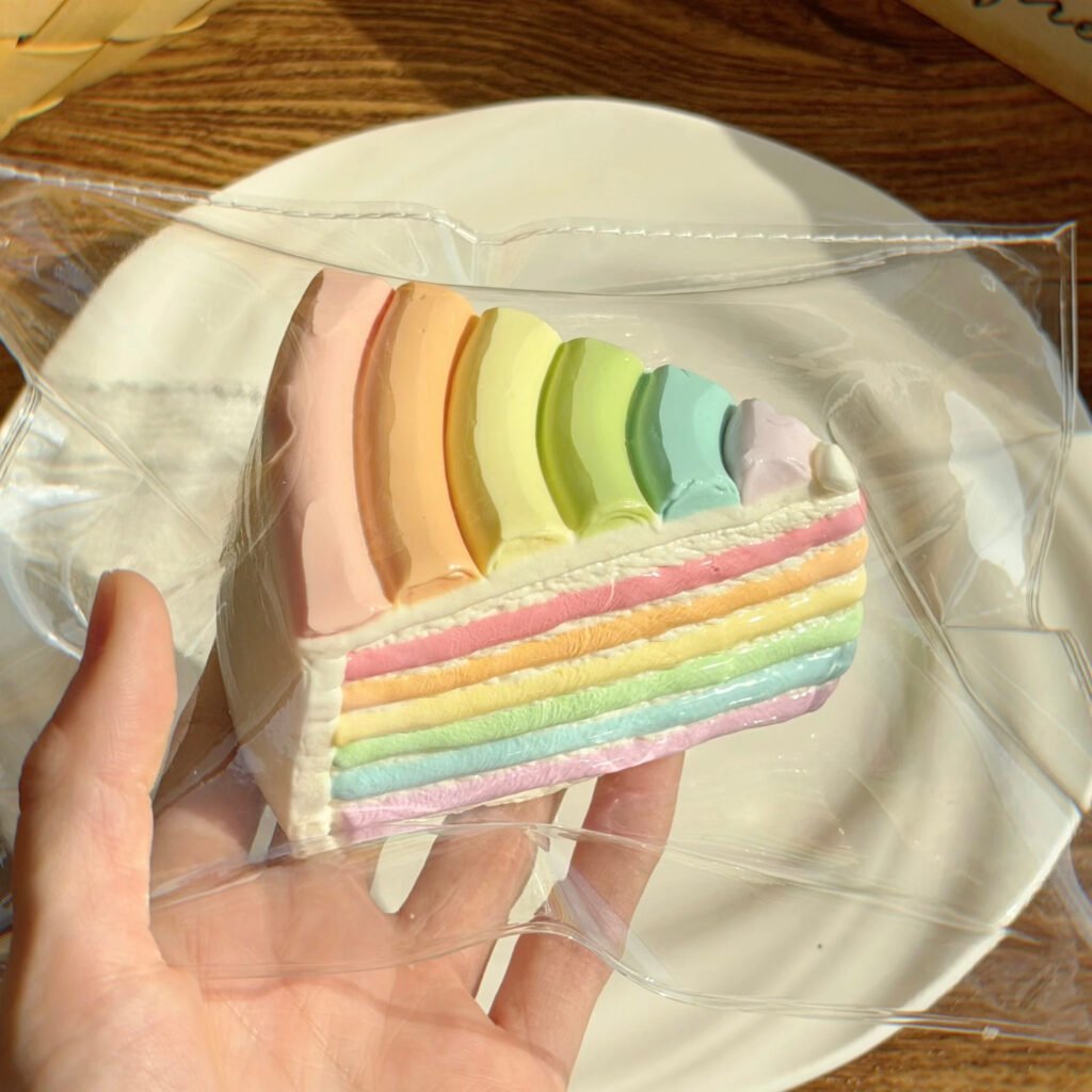 145020 Cream24H Rainbow Triangle Cake (Cream Clay Texture Series) / 奶油不打烊Cream24H 彩虹三角蛋糕（奶油泥触感系列）