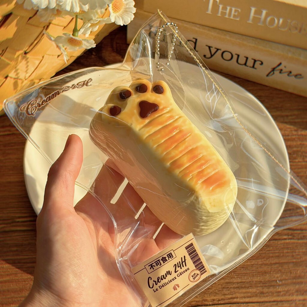 145025 Cream24H Cat Paw Bread (Cream Clay Texture Series) / 奶油不打烊Cream24H 猫爪面包（奶油泥触感系列）