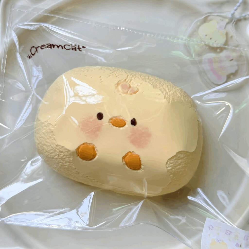 80051 CreamCat Cube Chick (Cream Clay Texture Series) / 奶油猫 方块鸡（奶油泥触感系列）