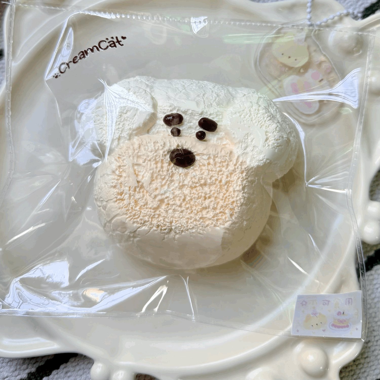 80052 CreamCat Milk Tea Doggy (Cream Clay Texture Series) / 奶油猫 奶茶狗狗(奶油泥触感系列)