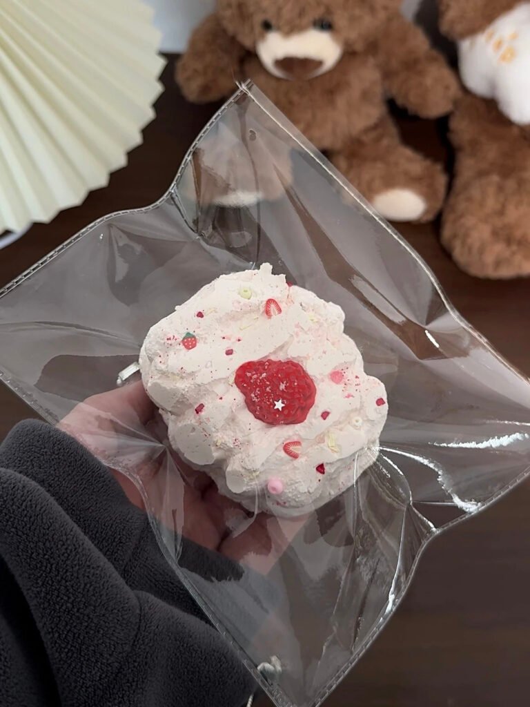 45023 Choco Bear Strawberry Stack (Light Yogurt Texture Series) / 巧可熊捏捏 草莓堆堆(轻酸奶触感系列)
