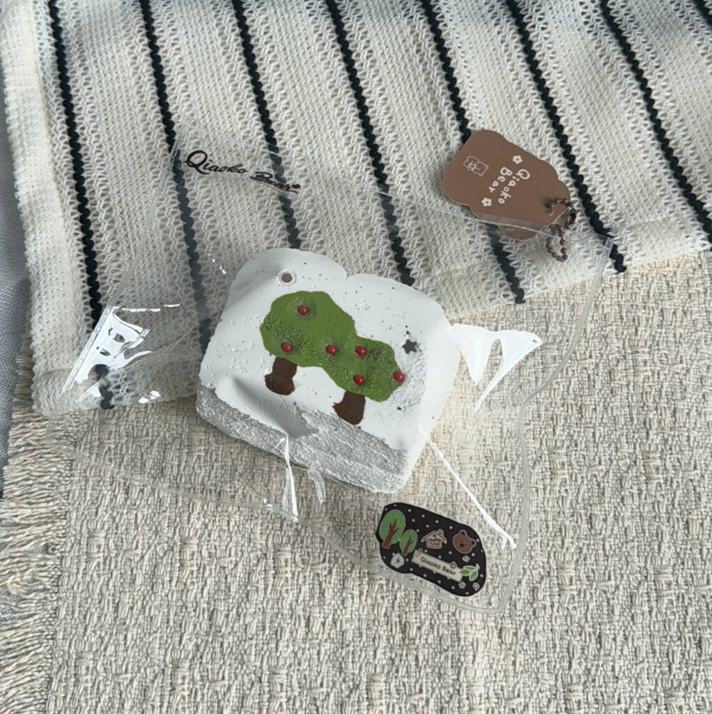 45044 Choco Bear Cherry Tree (Yogurt Texture Series) / 巧可熊捏捏 さくらんぼの木（ヨーグルト触感シリーズ）