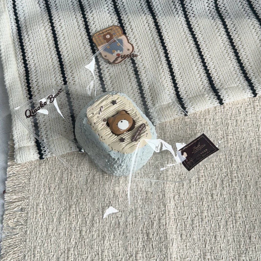 45049 Choco Bear Bear Cream Senbei (Dry Glutinous Rice Clay Texture Series) / 巧可熊捏捏 くまクリームせんべい（ドライもち米クレイ触感シリーズ）