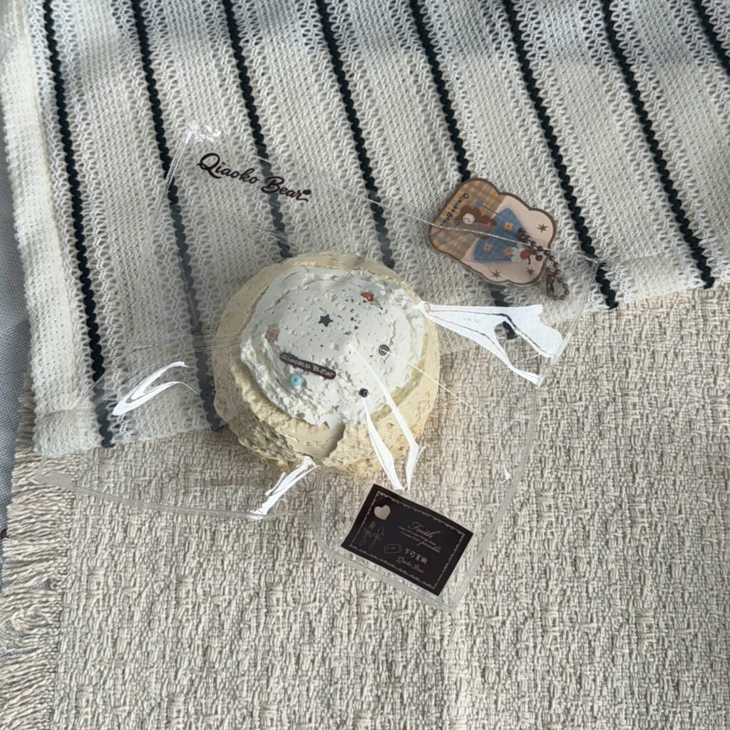 45052 Choco Bear Milk Coffee Ice Cream Round Toast (Yogurt Texture Series) / 巧可熊捏捏 ミルクコーヒーアイスクリーム丸トースト(ヨーグルト触感シリーズ)